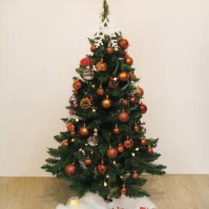 아트박스에서 크리스마스트리 나무 풀세트 버건디 딥그린리본 1.2m 125000원 제공